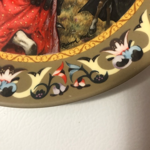 1987 Wedgwood King Arthur Decorative Plates 4, 5, & 6 Wedding Lancelot Knights - Picture 7 of 15